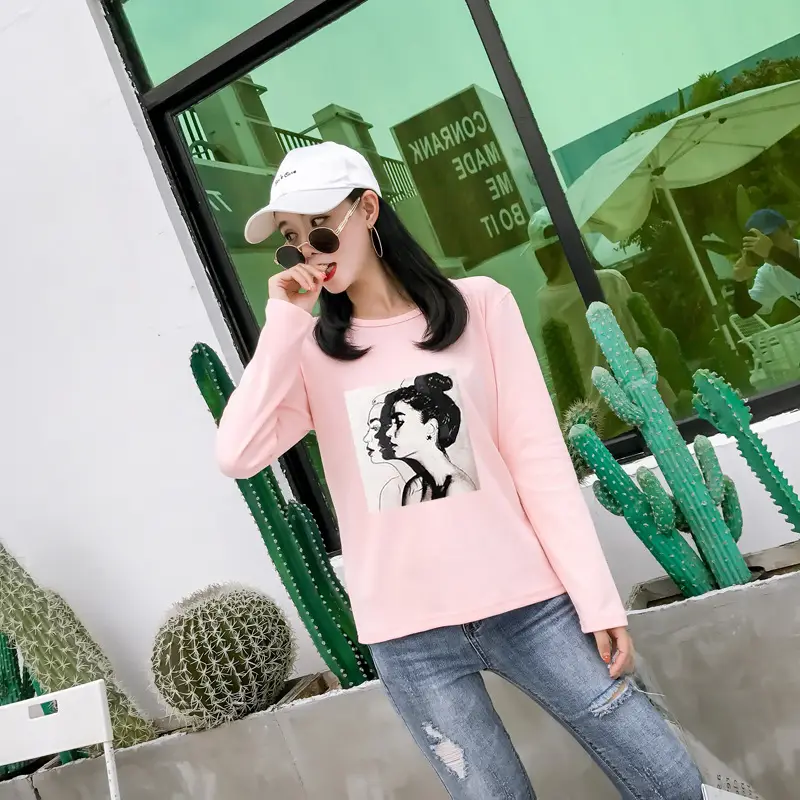 2025 Korean Style Long Sleeve T-Shirt for Women — feature 20