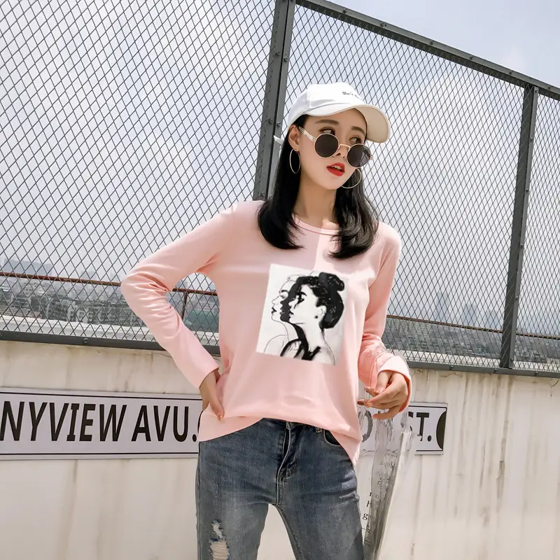 2025 Korean Style Long Sleeve T-Shirt for Women — feature 21