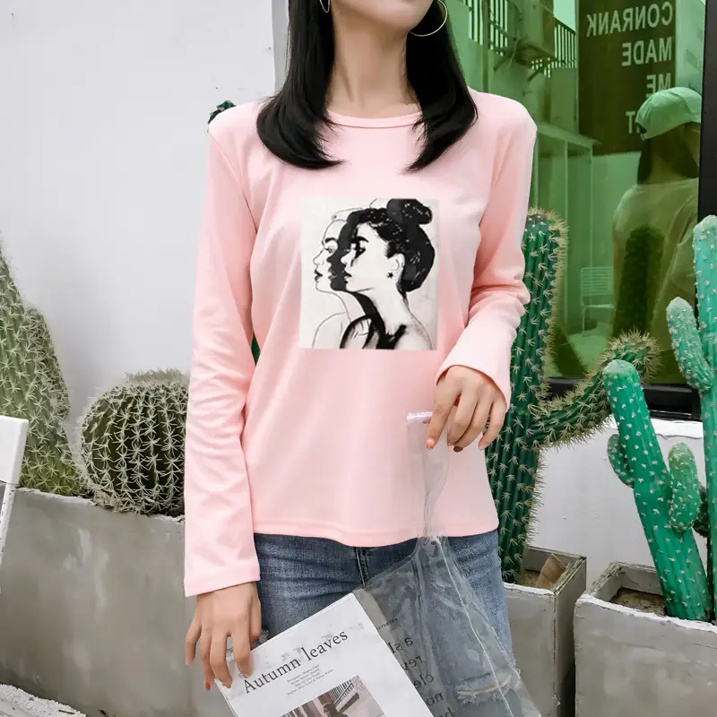 2025 Korean Style Long Sleeve T-Shirt for Women — feature 22