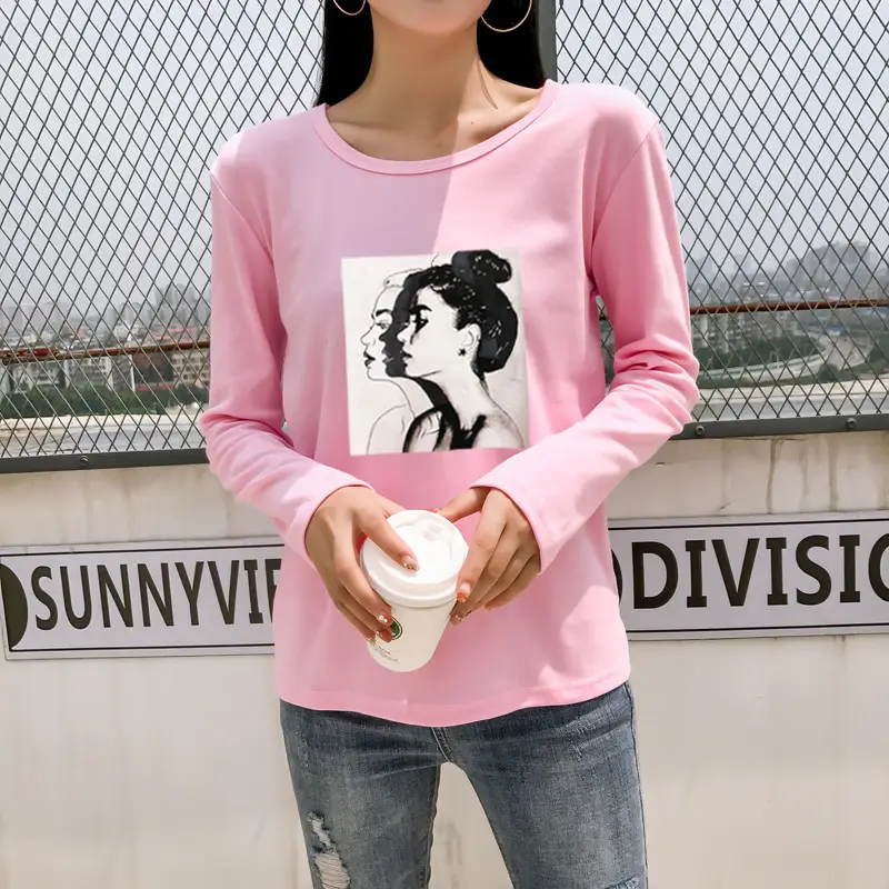 2025 Korean Style Long Sleeve T-Shirt for Women — feature 27