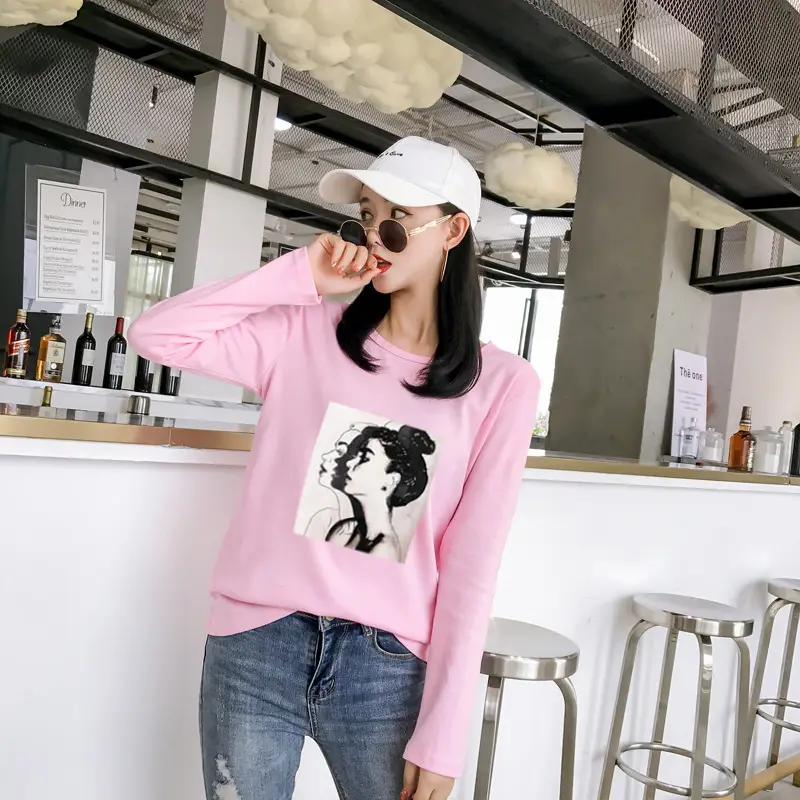 2025 Korean Style Long Sleeve T-Shirt for Women — feature 28