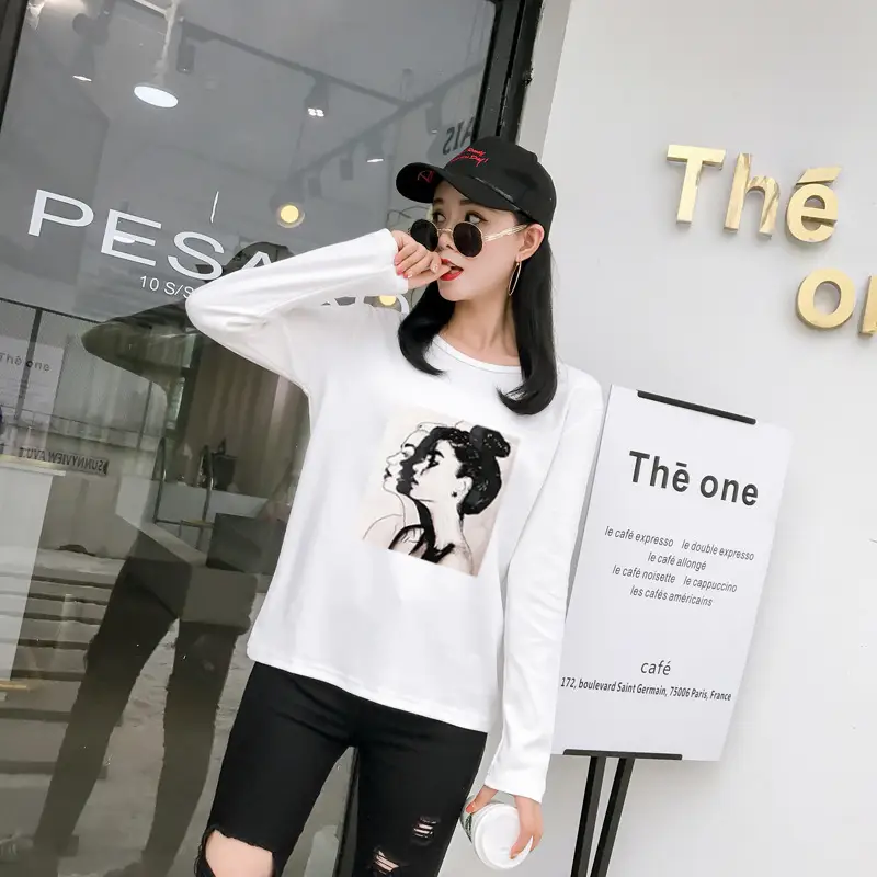 2025 Korean Style Long Sleeve T-Shirt for Women — feature 4