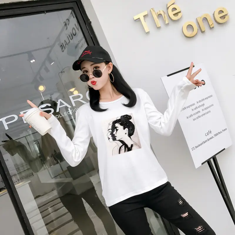2025 Korean Style Long Sleeve T-Shirt for Women — feature 5