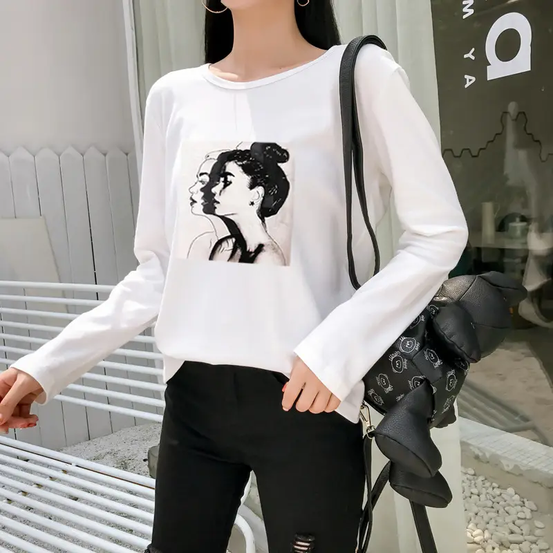 2025 Korean Style Long Sleeve T-Shirt for Women — feature 7