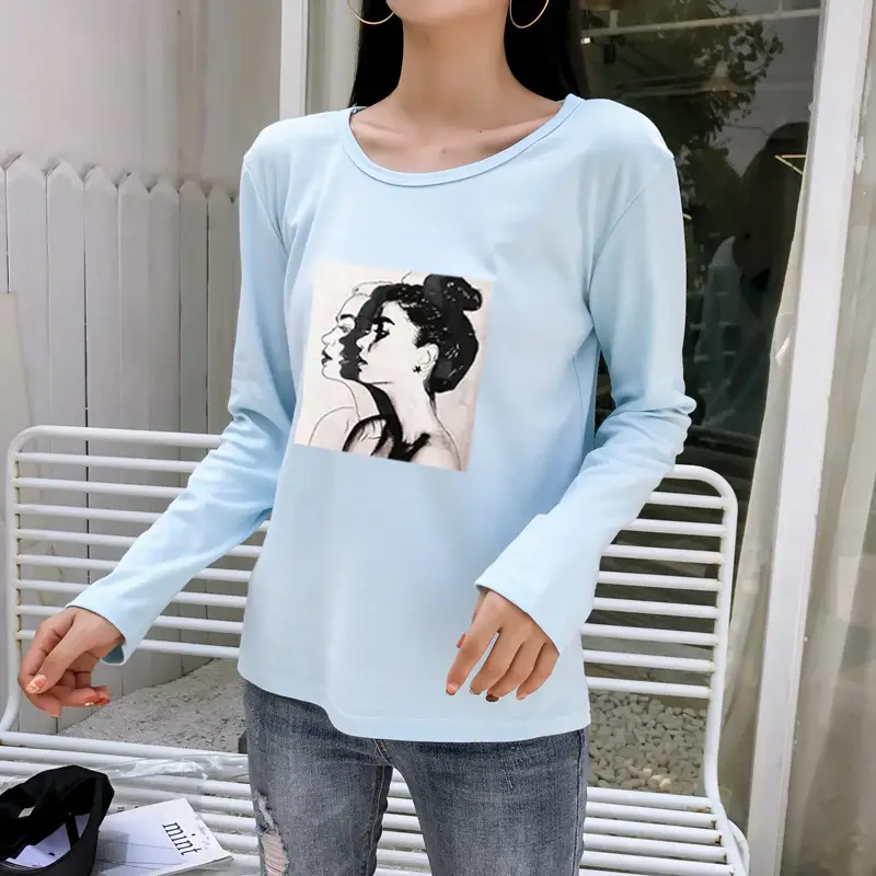 2025 Korean Style Long Sleeve T-Shirt for Women - Image 6
