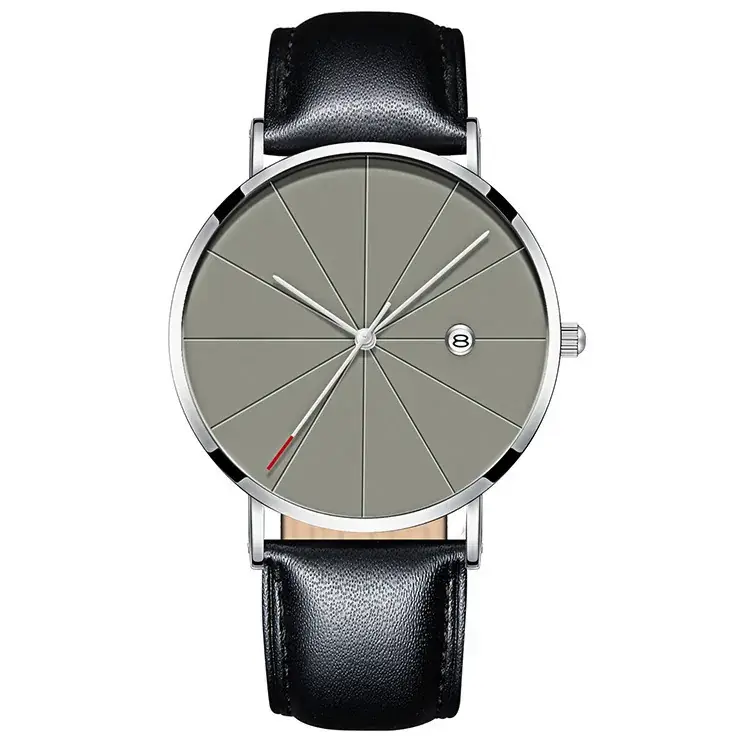 Men's Black Mesh Band Quartz Watch for Foreign Trade Business - Image 12