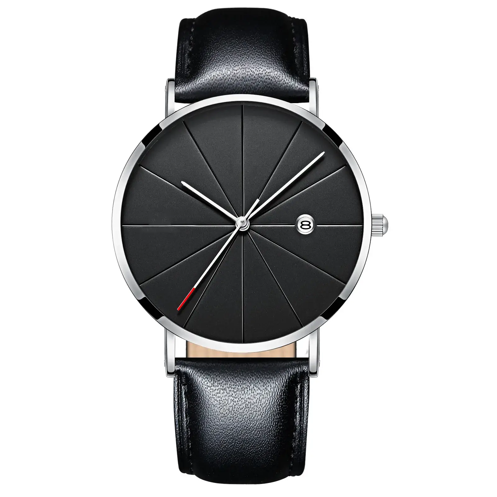 Men's Black Mesh Band Quartz Watch for Foreign Trade Business - Image 7