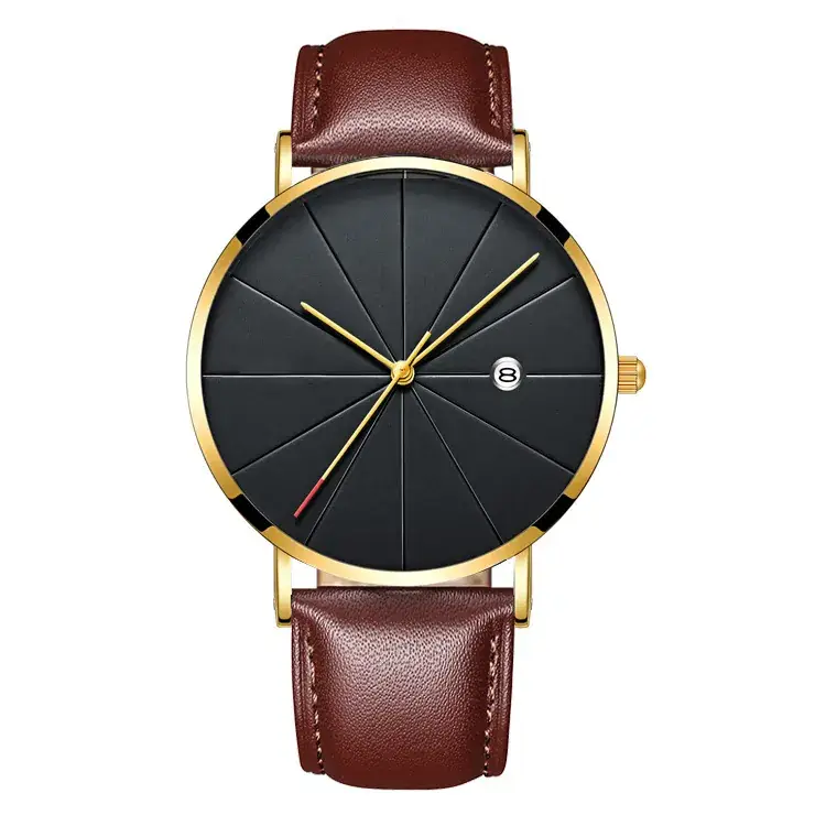 Men's Black Mesh Band Quartz Watch for Foreign Trade Business - Image 9