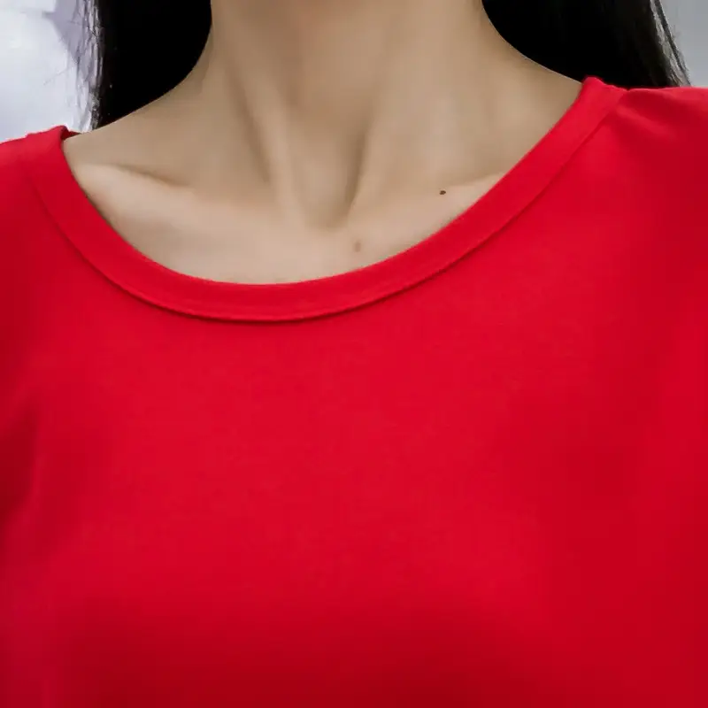Women White Motorcycle Print Long Sleeve T-Shirt — feature 46