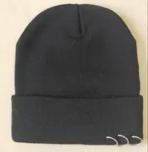 Punisher Knitted Black Ski Hat Unisex Winter — feature 10