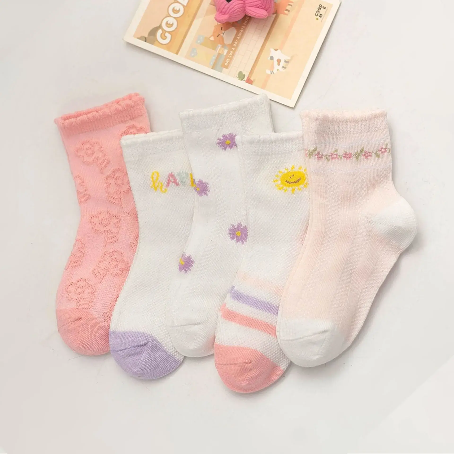 2025 Spring Socks for Kids Cartoon Cotton - Image 2