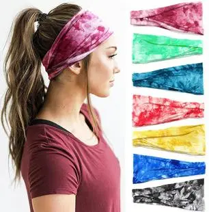Men & Women Yoga Sweat Band Solid Color Stretch Cotton — feature 4