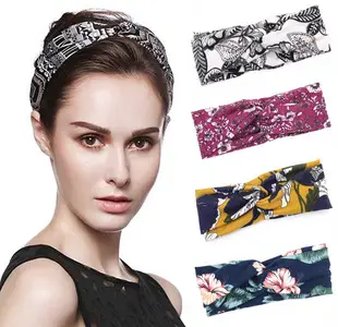Men & Women Yoga Sweat Band Solid Color Stretch Cotton — feature 6