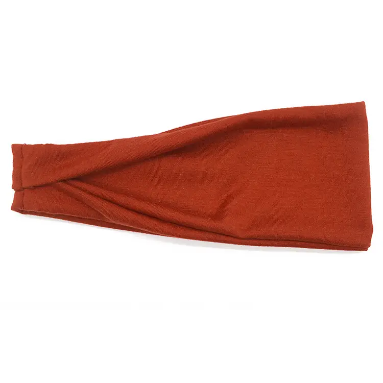 Men & Women Yoga Sweat Band Solid Color Stretch Cotton - Image 23