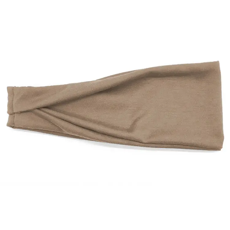 Men & Women Yoga Sweat Band Solid Color Stretch Cotton - Image 33