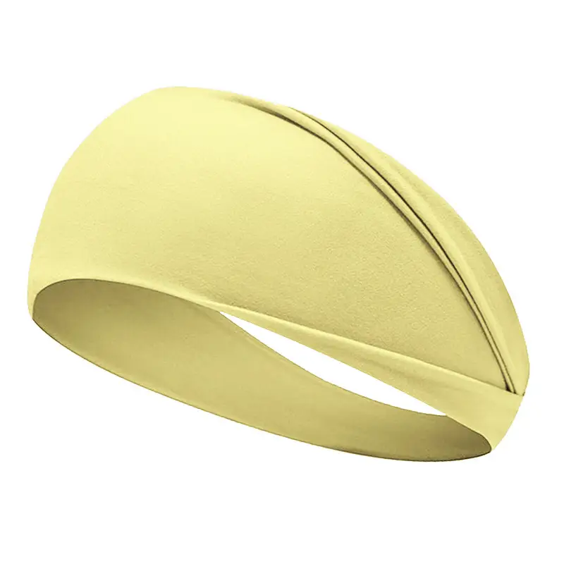 Men & Women Yoga Sweat Band Solid Color Stretch Cotton - Image 34