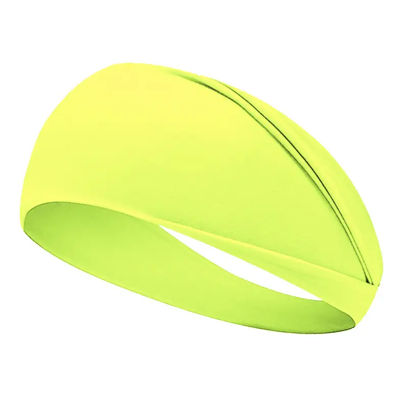 Men & Women Yoga Sweat Band Solid Color Stretch Cotton - Image 35