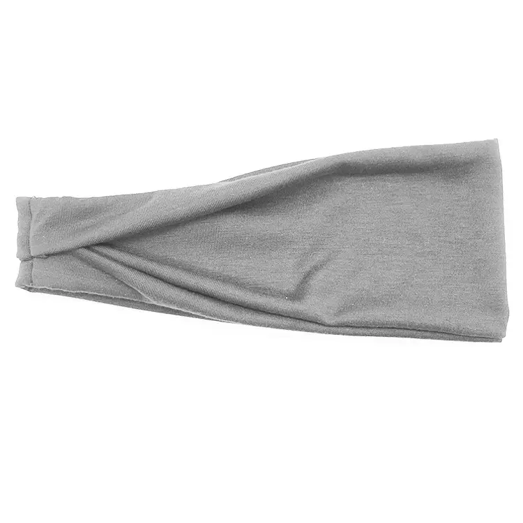 Men & Women Yoga Sweat Band Solid Color Stretch Cotton - Image 6
