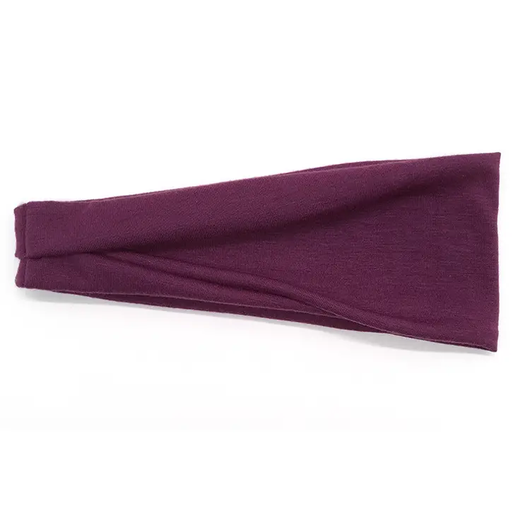 Men & Women Yoga Sweat Band Solid Color Stretch Cotton - Image 9