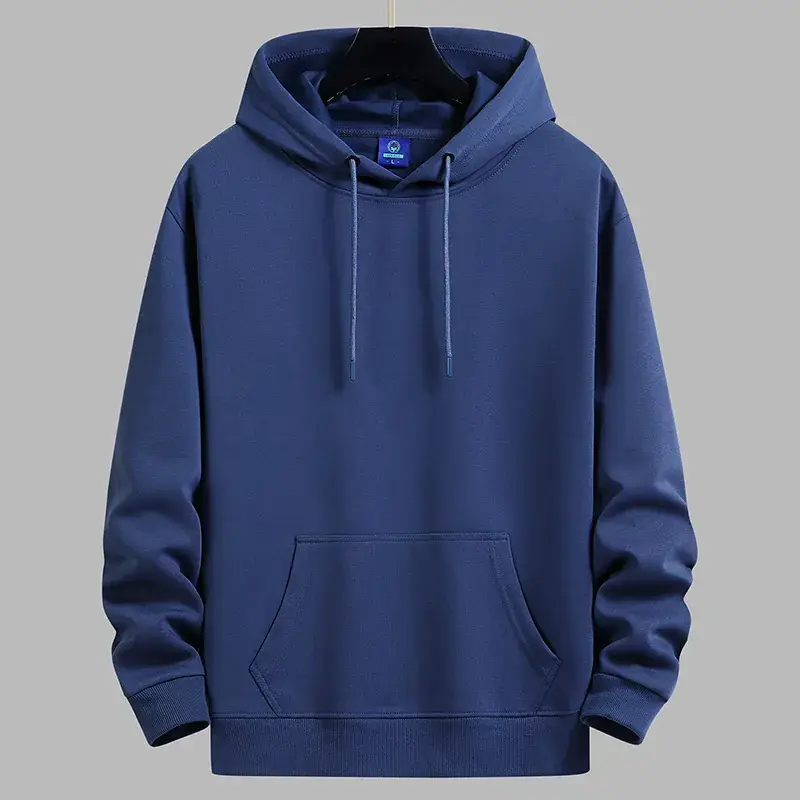 Men Green Cotton Hoodie Sweatshirt 2024