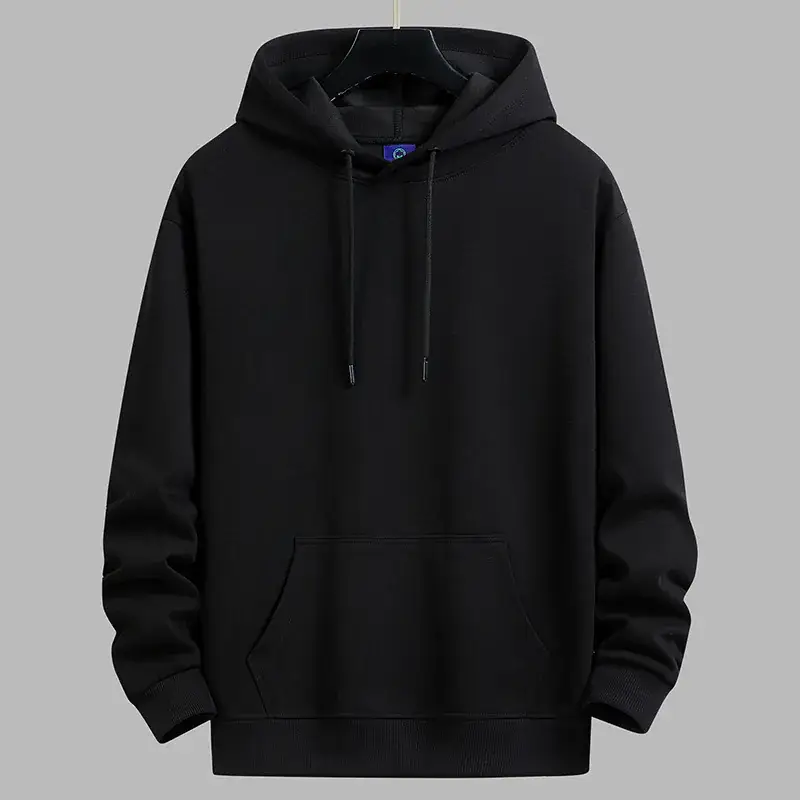Men Green Cotton Hoodie Sweatshirt 2024