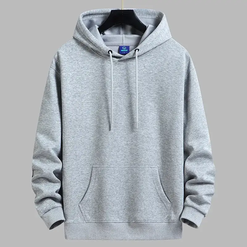 Men Green Cotton Hoodie Sweatshirt 2024