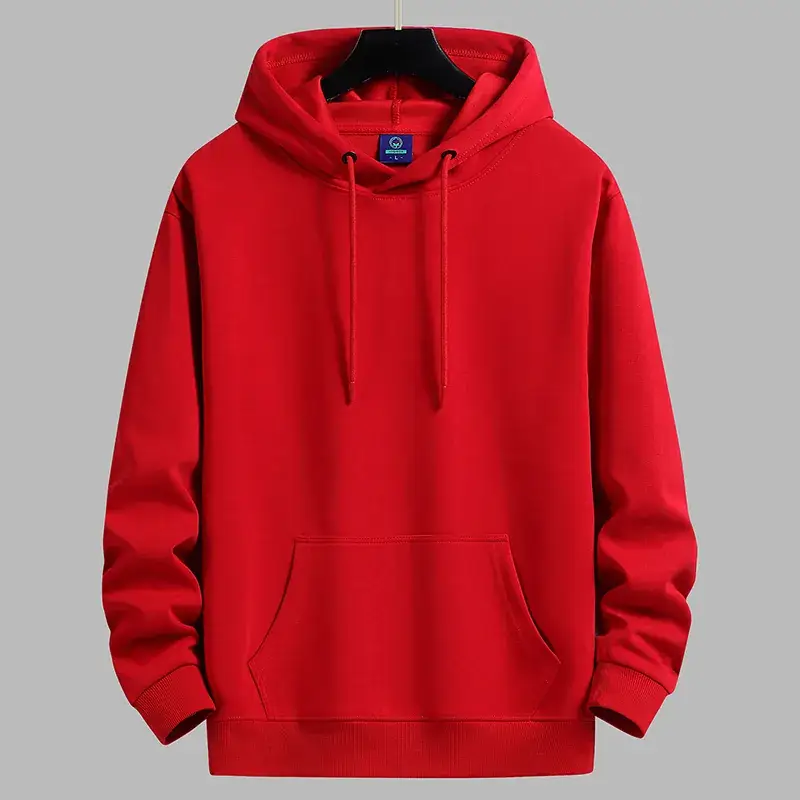 Men Green Cotton Hoodie Sweatshirt 2024