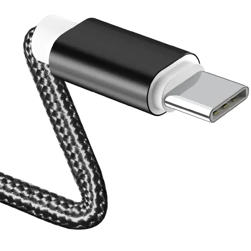 Pink Data Cable for iPhone & Android Micro Braided Type-C - Image 3