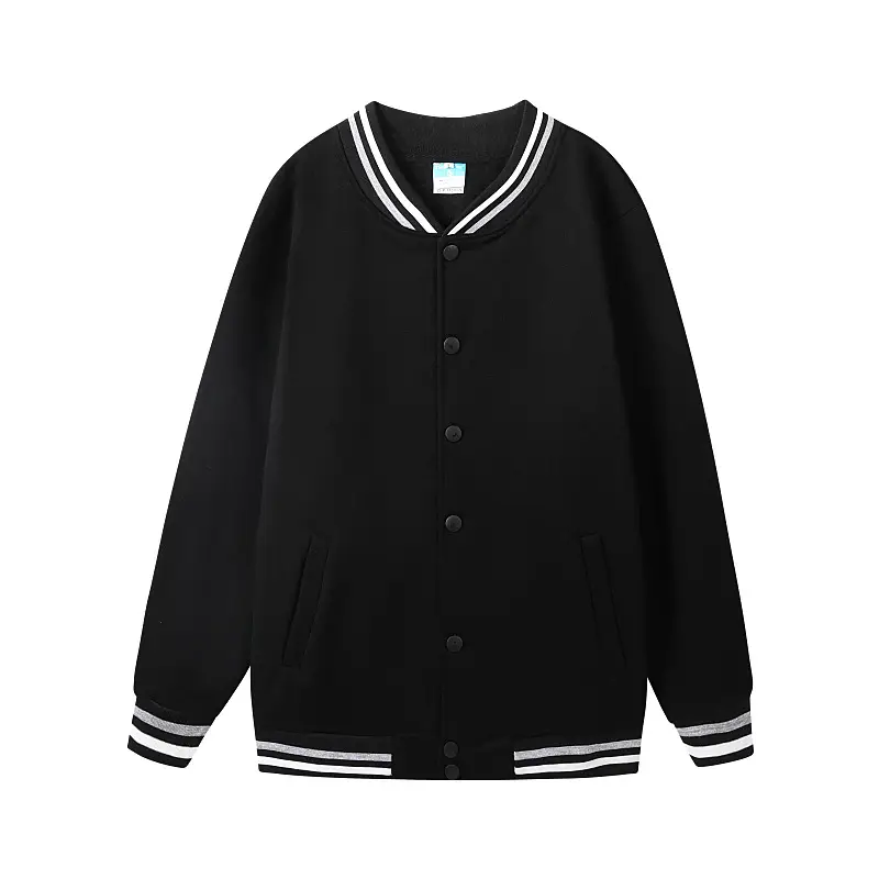 Black Long Sleeve Winter Baseball Uniform Sweater - Image 3