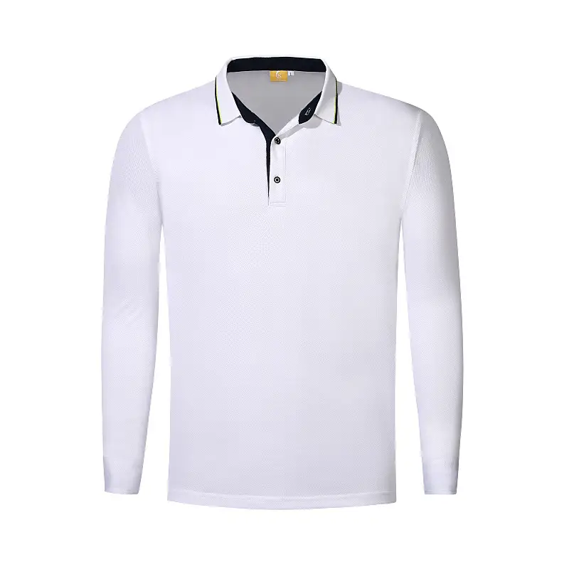 Men Orange Polo Shirt with Red Trim - Image 12
