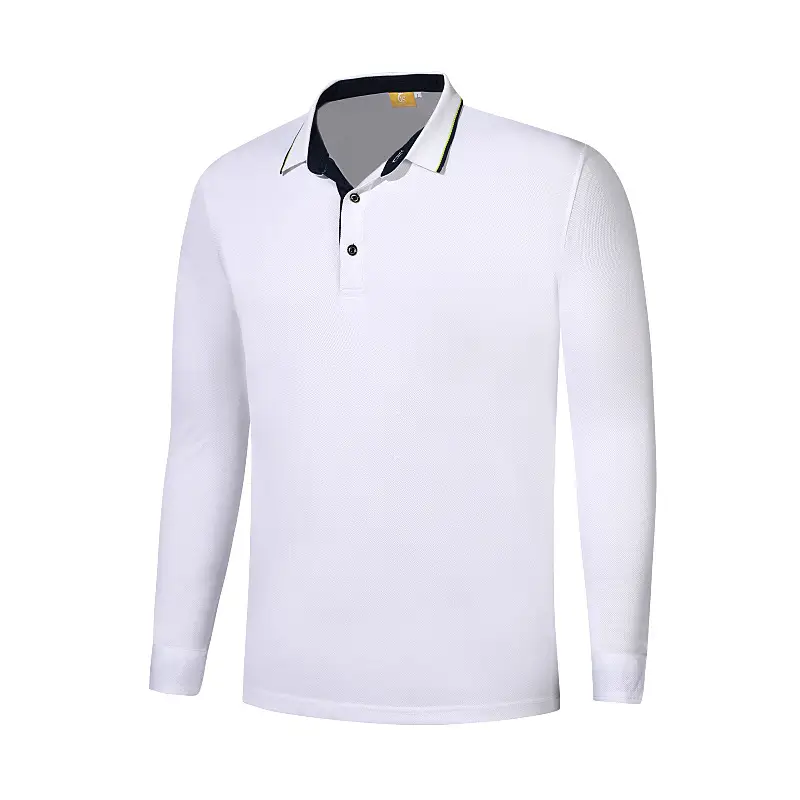 Men Orange Polo Shirt with Red Trim - Image 13