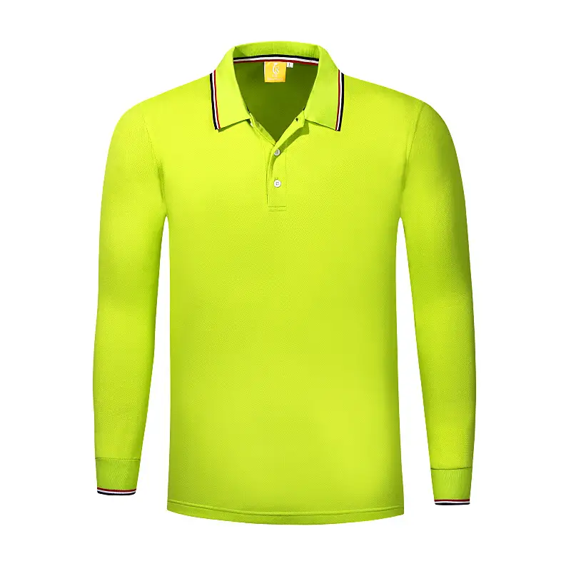 Red Long Sleeve Polo T-Shirt with Embroidered Details - Image 7