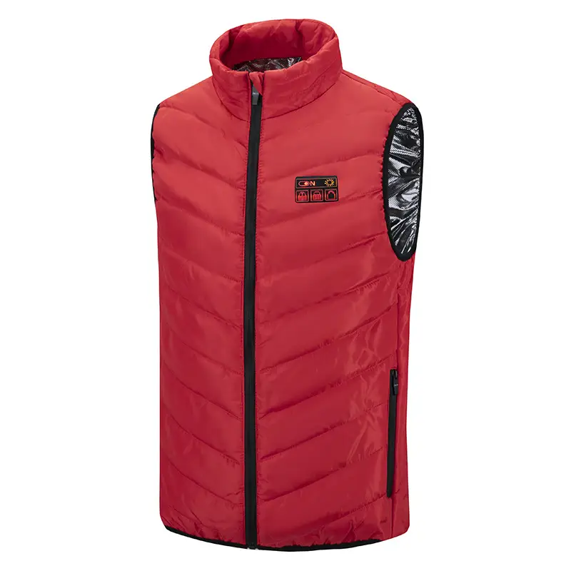Men USB Heating Vest Blue Large - Image 8