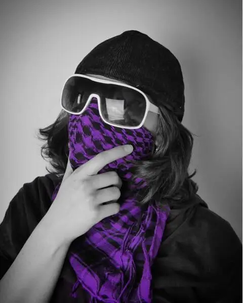 Muslim Scarf Green Plaid Windproof Neck Cover — feature 15