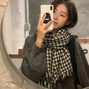 Muslim Scarf Green Plaid Windproof Neck Cover — feature 3