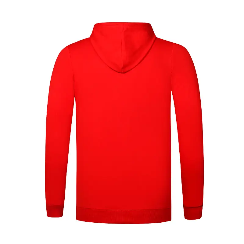 Men Black Full Zip Hoodie Sweatshirt - Image 3