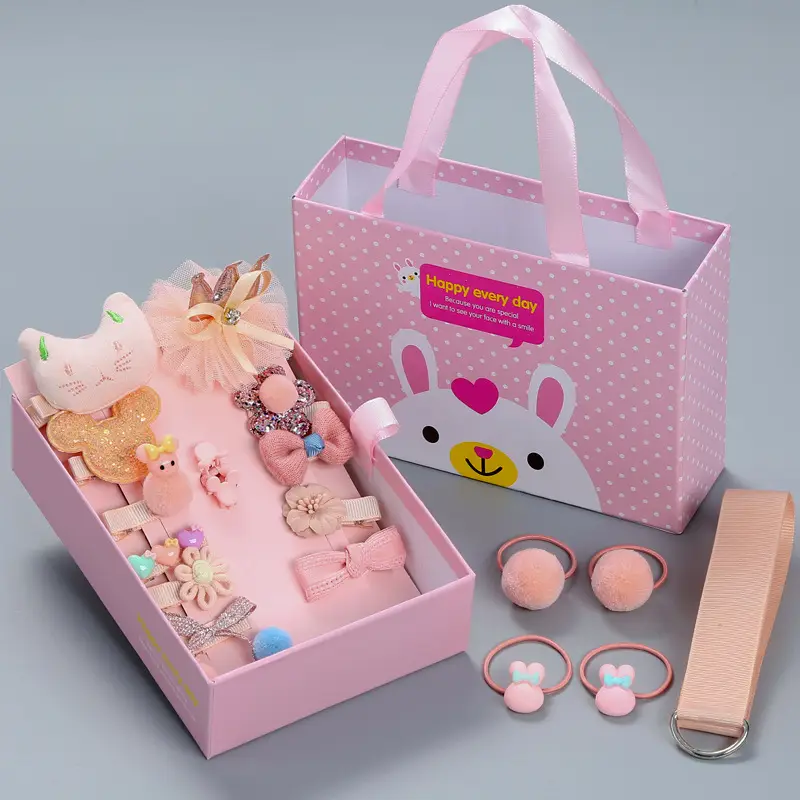 18-Piece Cute Girls Hair Accessories Set with Korean Design - Image 23