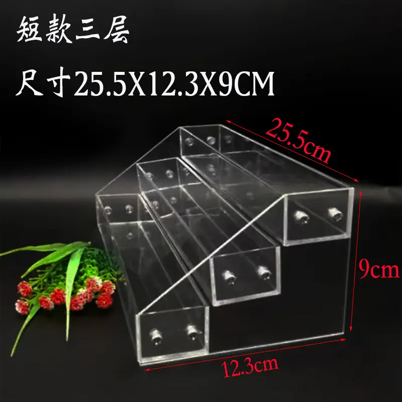 Transparent Acrylic Perfume & Oil Rack for Home Decor - Image 2