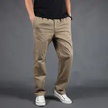 New Men's Loose Waist Pure Cotton Straight Pants — feature 5