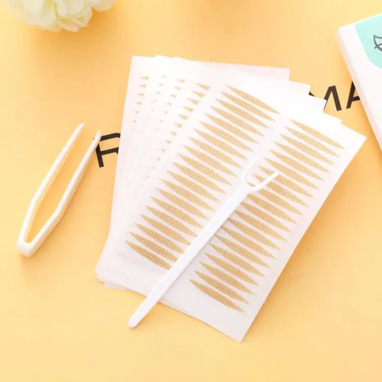 Magic Beauty Olive Eyelid Sticker Pearlescent Bottom Grid
