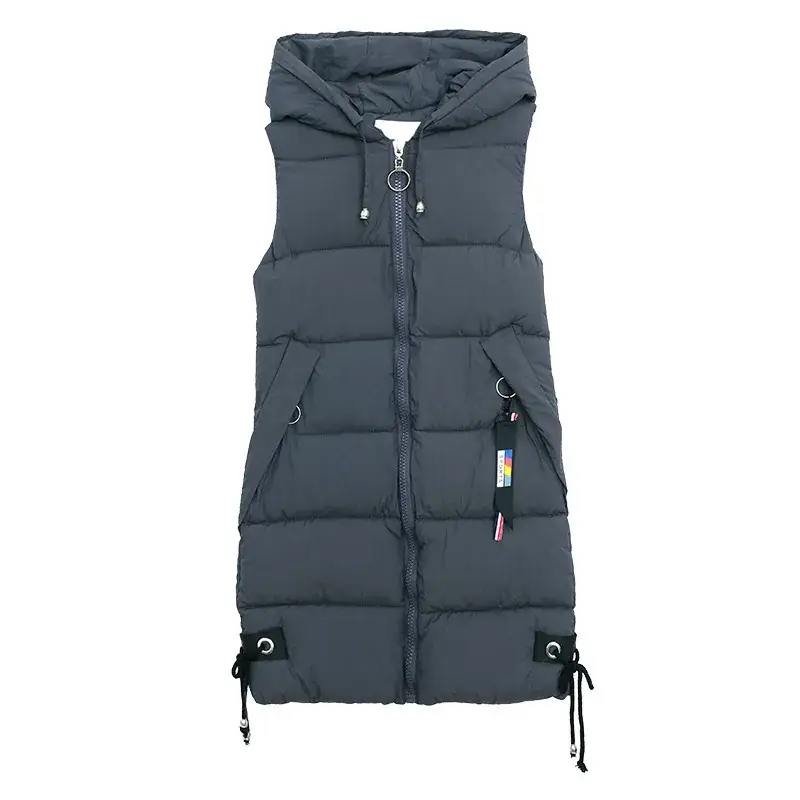 Women Korean Style Down Cotton Vest Large Size