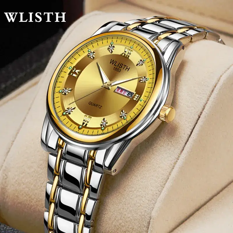 Men's Swiss Quartz Watch 200mm Luminous Black