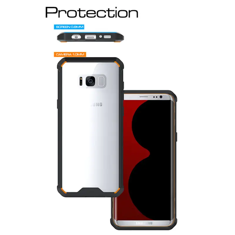 Transparent Armor Phone Case for Samsung Note 9 S9 S25 Ultra — feature 10