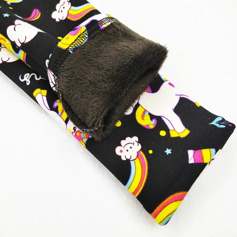 Children's Fleece Lined Tie-Dye Leggings Pink Blue - Image 36