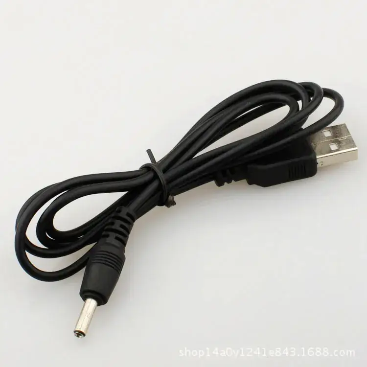 USB to Dc3.5 Charging Cable Black - Image 2