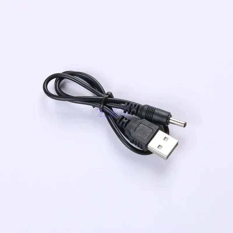 USB to Dc3.5 Charging Cable Black - Image 4