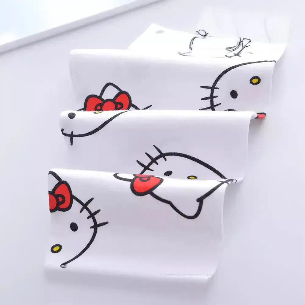 Hello Kitty Printed Stretch Cotton Leggings for Girls - Image 3