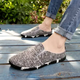 Men Linen T-Shape Flip Flops Summer Casual Shoes — feature 17