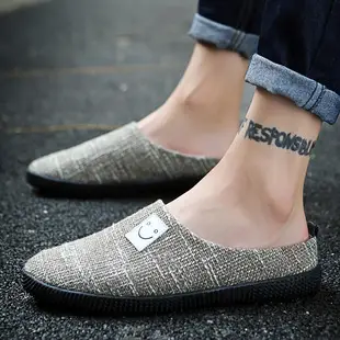 Men Linen T-Shape Flip Flops Summer Casual Shoes — feature 18