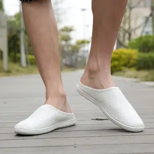 Men Linen T-Shape Flip Flops Summer Casual Shoes — feature 23